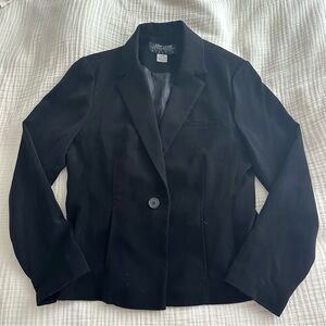 Black thin blazer